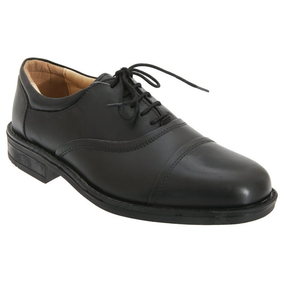 Roamers Black Leather Extra Wide EEE Fit Lace-up Mens Shoes Size 6-14 UK